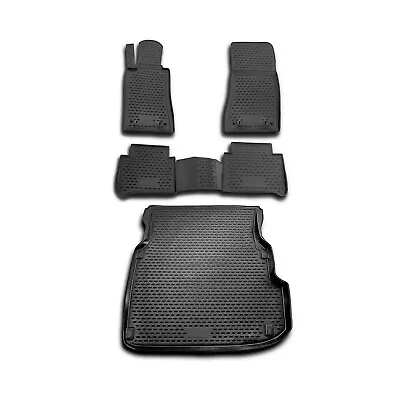 Floor Mats & Cargo Trunk Liner 3D Molded Fits Mercedes Benz E-Class W211 2002-09 • $139.90