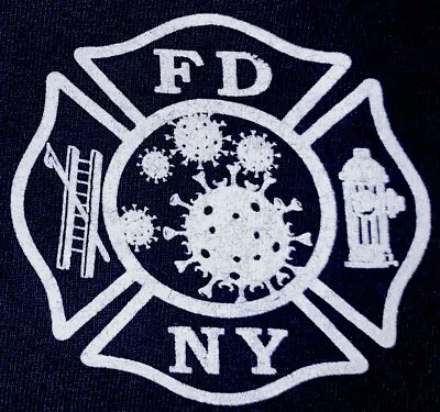 FDNY Fire Department New York  City NYC T-Shirt Sz L Engine  Manhattan Brooklyn • $32.99