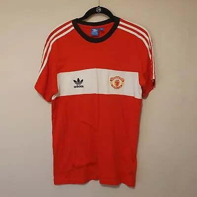 Manchester United Adidas Originals Authentic Medium T Shirt • £10