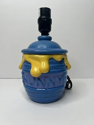 Disney Winnie The Pooh Hunny Honey Pot 10  Table Lamp • $44