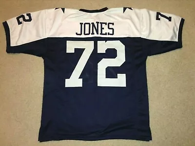 UNSIGNED CUSTOM Sewn Stitched Ed Too Tall Jones Thanks Jersey - M L XL 2XL • $35.99