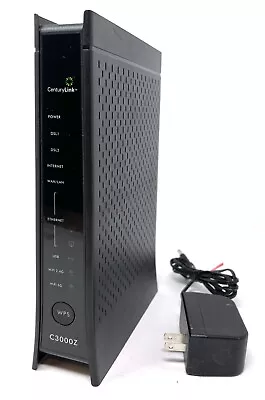 CenturyLink ZyXEL C3000Z 2.4 5Ghz 802.11 DSL VDSL2 Modem Wireless Router Tested • $29.99