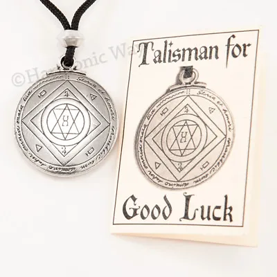 Talisman EXTREME GOOD LUCK Necklace Pendant Solomon Seal Of Magic Amulet • $19.99
