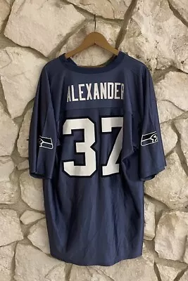 Seattle Seahawks Sean Alexander Jersey NFL Football Vintage Blue Men's Size XL • $14.99