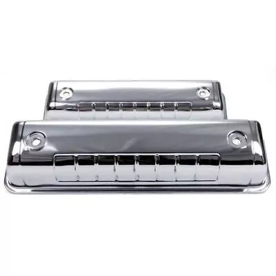 Racing Power R7541 Y Block Steel Tall Valve Cover Chrome For 1954-64 Ford V8 NEW • $84.52