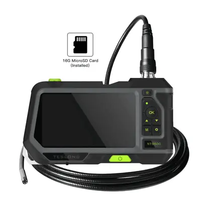 TESLONG NTS500 5'' LCD Endoscope Borescope 5.5mm 1M / 3M Tube Inspection Camera • $160.38