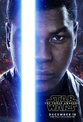 STAR WARS FORCE AWAKENS FINN IMAX MOVIE VINYL BANNER POSTER 5ft X 8ft BRAND NEW • $100