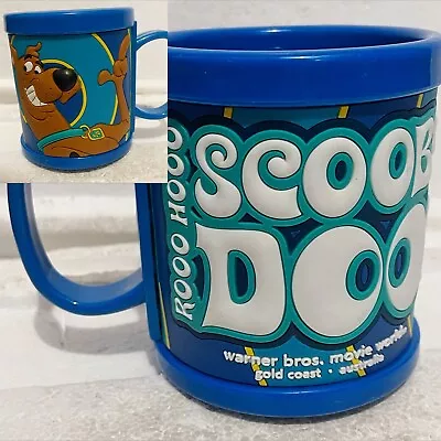 Scooby Doo Movie World Warner Bros Cup Mug Plastic 3D (2011) - WARNER BROS - EUC • $19.95