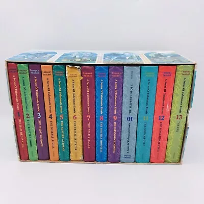 A Series Of Unfortunate Events • Complete Book Set 1-13 • Hardback • PLEASE READ • £24.99