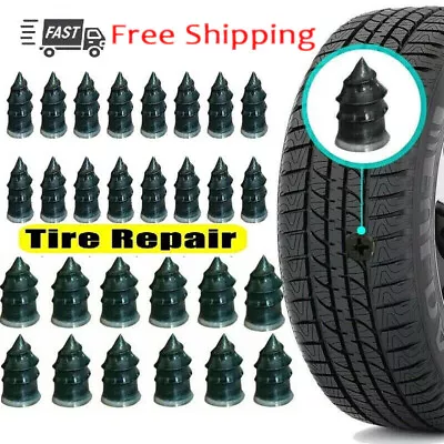 Tire Repair Screw In Rubber Plug Nail Car Tyre Puncture Repair Kit Off-Road Tire • £6.89