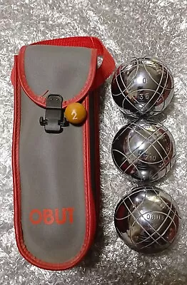 Obut Boules. Match. Set Of Three With Bag And Instructions. Made In France  • $146