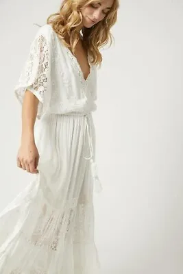 $237.45 • Buy Tree Of Life Ladies Large Dress Alexandria White Flowy Special Occasion Soft Lux