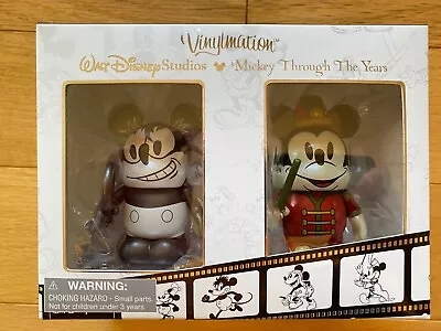 Disney Vinylmation Mickey Through The Years Plane Crazy Band Concert 2 Pcs Set • $20