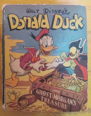 Donald Duck And Ghost Morgan's Treasure Big Little Book #1411 Fine Carl Barks! • $44.99