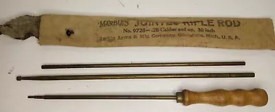 Vintage Marble's Jointed Rifle Rod No. 9728 .28 Caliber & Up 30  Long Brass  • $25