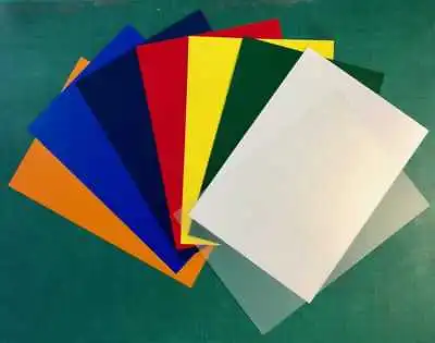 4 X A3 Mixed Colours Polypropylene Plastic Sheet 0.5mm Model Making Art Craft • £10