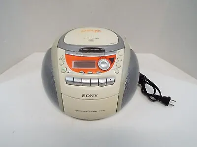 Sony CFD-E90 CD Radio Cassette Player Vintage Boombox (CD Does Not Work) • $29.99