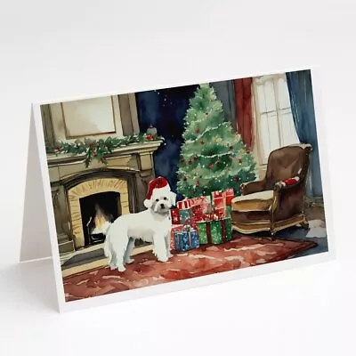 Maltese Cozy Christmas Greeting Cards Pack Of 8 • $16.99