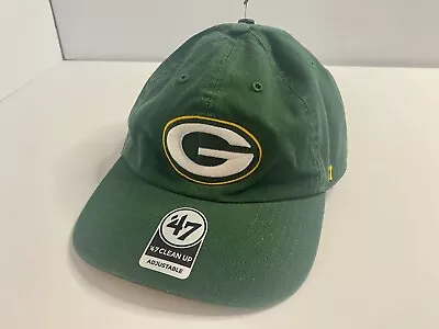 NFL Green Bay Packers ('47 Brand) Clean Up Dad Hat Adjustable Strap Cap • $9.95