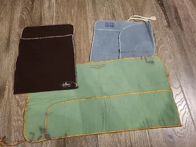 3 Silver Anti Tarnish Cloth Bags (2 Have Utensil Slots) Pacific Silver Cloth Etc • $15