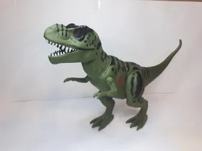 Dinosaur T-Rex 15  Dino Action Figure With Lights & Sounds Interactive Toy VG C • £4.99