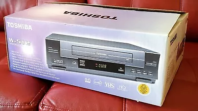 Toshiba W512 VHS VCR In Excellent Condition Complete With Manual And Remote • $13.50