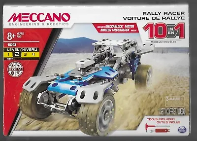 Meccano 10 In 1 Rally Racer Set - Sealed • £22.95