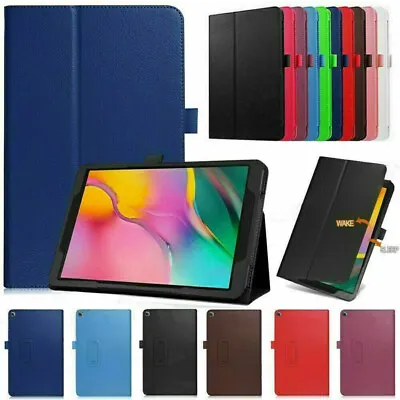 For Samsung Galaxy Tab A 10.1 SM-T510 /T580 Smart Leather Case Folio Stand Cover • £9.47