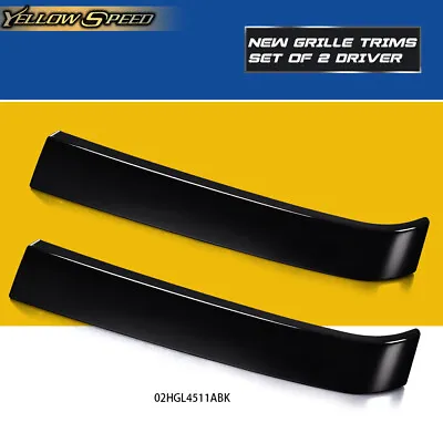 Fit For 2003-2007 Chevrolet Silverado Pair Bumper Grille Molding Filler Trims US • $24.89