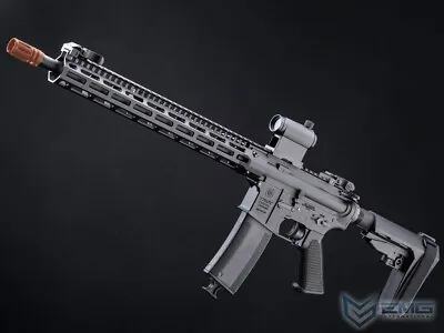 EMG Troy Industries Licensed SOCC Carbine M-LOK AEG Rifle - 15  RIS - Black NEW • $389.95