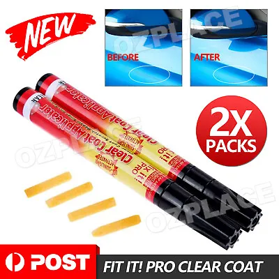 Fix It Pro 2 X Scratch Car Coat Paint Repair Pen Aluminum Painting Clear Remover • $6.95