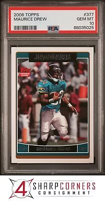 2006 Topps #377 Maurice Jones Drew Rc Psa 10 F3913096-025 • $29.99