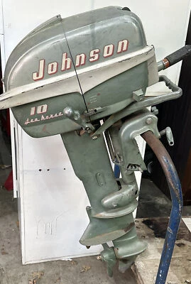 $500 • Buy Johnson Seahorse 10hp  Boat Motor Vintage Barn Find