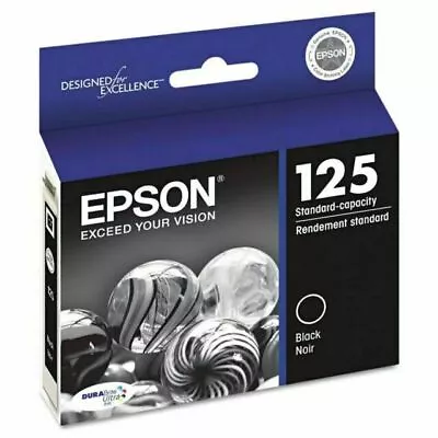 Epson 125 DURABrite Ultra Ink Cartridge - Black Expired • $10.40