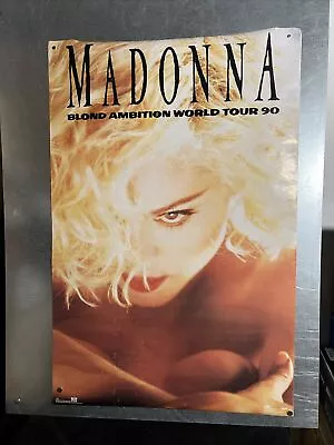 MADONNA  Blonde Ambition Tour 1990  23  X 35  Official Winterland OSP Poster • $13.95