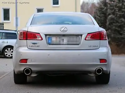Stainless Steel Duplex Sports Exhaust Lexus Is 250 XE2 Per 100mm Round Curled • $1177.46