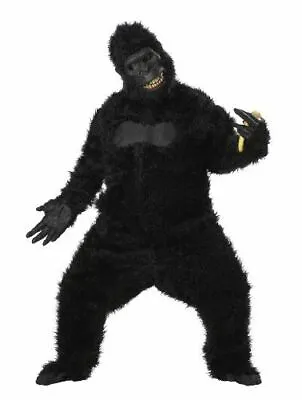 Gorilla - Black - Faux Fur - Animal - Mascot - Costume - Adult • $109.99