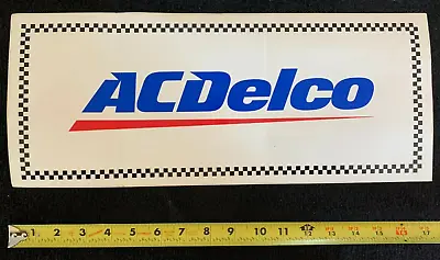 $15 • Buy AC Delco Racing Sticker Sign Banner Vintage 17.5  X 7.25    RH