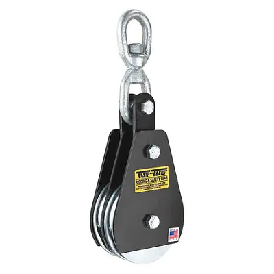Tuf-Tug Ttdsb-1000Se Double Pulley Block Synthetic Or Wire Rope 7/32 In Max • $53.85
