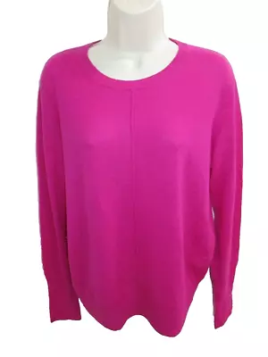 Vince 100% Cashmere Pink Crew Neck Sweater Size L • $23.95