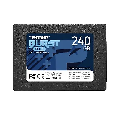 Patriot Burst 240GBInternal2.5  (PBU240GS25SSDR) Solid State Drive • £18.99