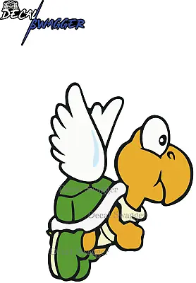 Super Mario Green Koopa Trooper  Vinyl Decal/sticker Car/Window/Wall/Laptop/Mugg • $3.99