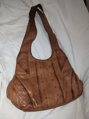 Cabin Creek Brown  Genuine Leather  Handbag • $20