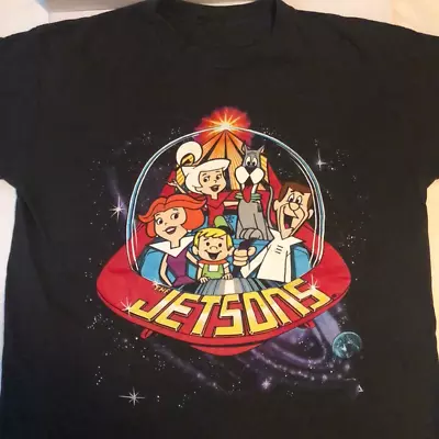 The Jetsons Cartoon Black T-Shirt Cotton Tee All Size S To 2345XL KJ7609 • $7.89