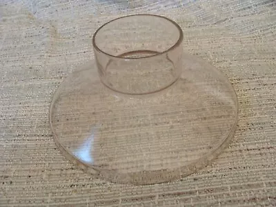 Antique Victorian Gas Light Angle Plain Glass LAMP SHADE 3  Fitter • $37.95