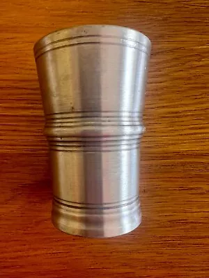 Plain Pewter - 95% Actina Zinn Pewter Cup Beaker • £6