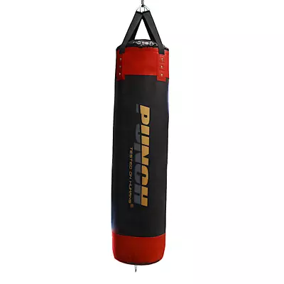 BOXING BAG - Urban - STRAPS - 5FT BLK/RED Punch Equipment Boxing/MMA • $249.95