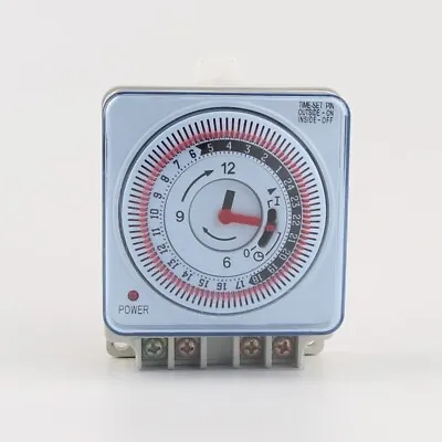 Teams 24 Hour Mechanical Immersion Heater Time Switch Socket Box Timer 16A • £10.99