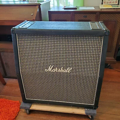 Vintage Marshall 1960A 4x12  Angled Guitar Speaker Cabinet T1221 Blackback Celes • $1700