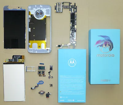 Motorola Moto X4 XT1900-1 3GB / 32GB Sterling Blue For Parts Box Included • $29.99